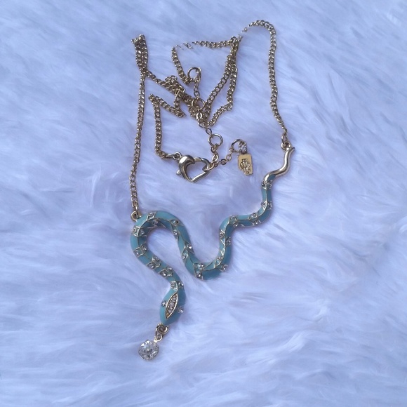 Crystal Snake Necklace by Jennifer Lopez - Picture 2 of 5